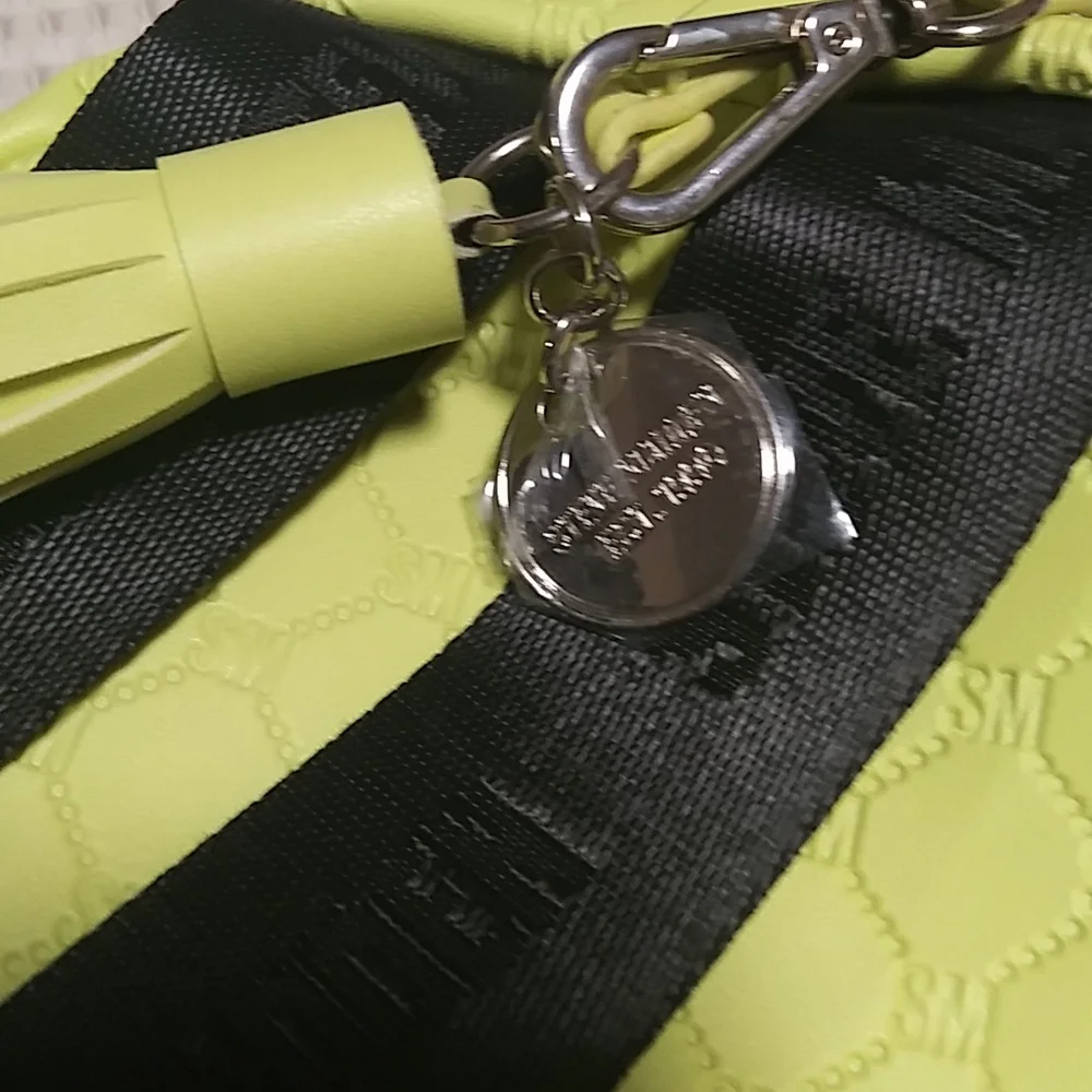 Steve madden neon backpack.